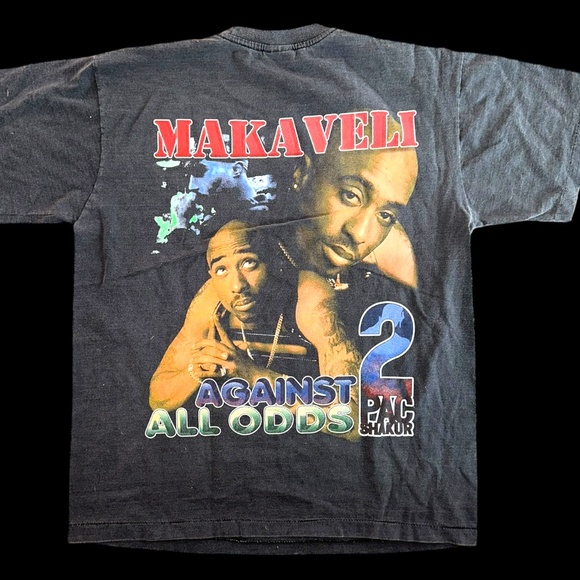 SINGLE STITCH TUPAC RAP TEE - Picture 2 of 2
